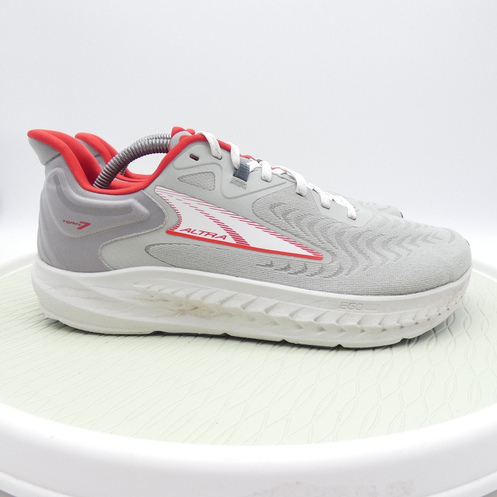 Altra Torin 7 Mens Running Shoes Gray Red AL0A82C4264 Size 10 - Picture 3 of 10